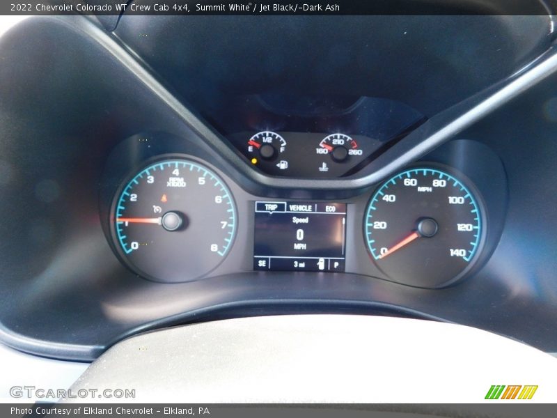 Summit White / Jet Black/­Dark Ash 2022 Chevrolet Colorado WT Crew Cab 4x4