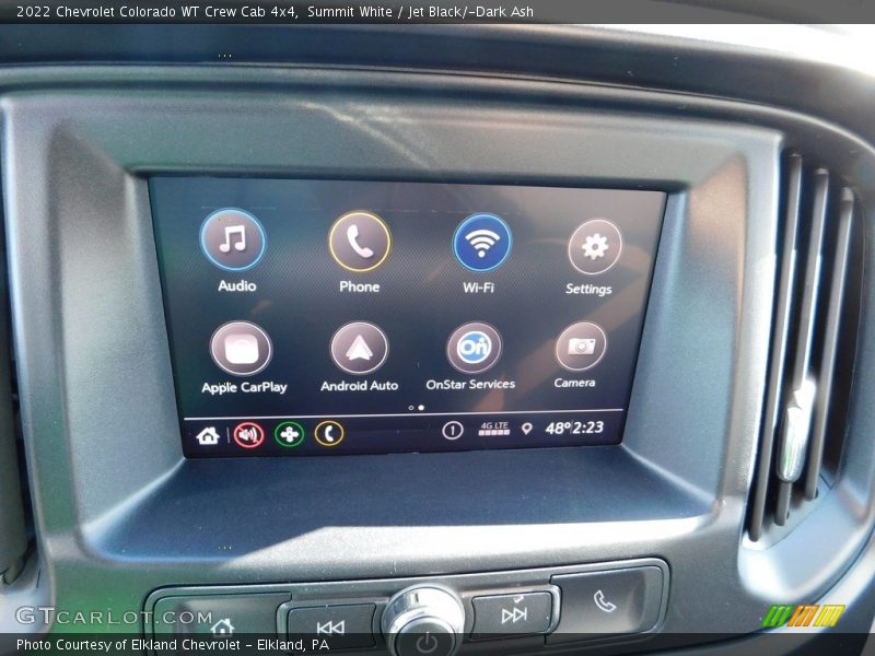 Summit White / Jet Black/­Dark Ash 2022 Chevrolet Colorado WT Crew Cab 4x4