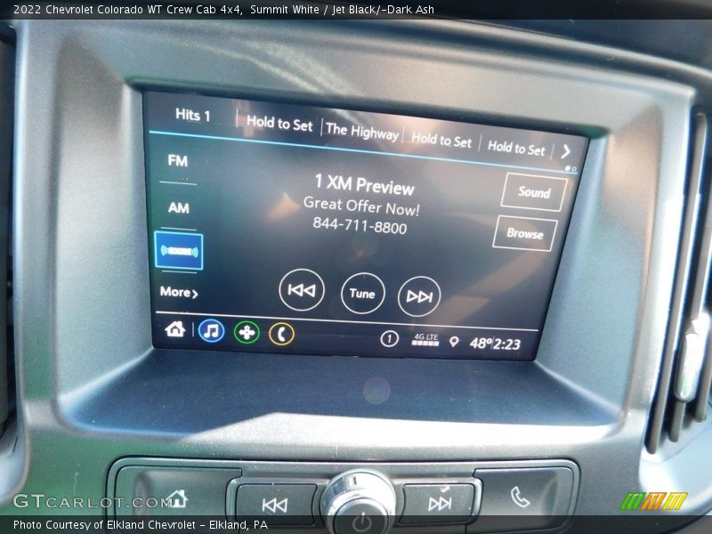 Summit White / Jet Black/­Dark Ash 2022 Chevrolet Colorado WT Crew Cab 4x4