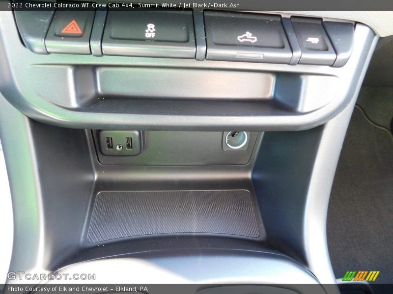 Summit White / Jet Black/­Dark Ash 2022 Chevrolet Colorado WT Crew Cab 4x4