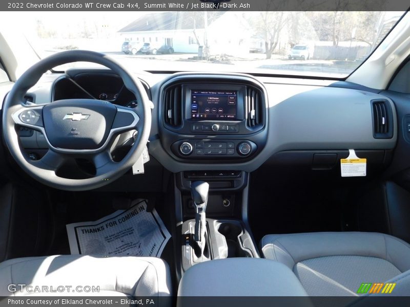 Summit White / Jet Black/­Dark Ash 2022 Chevrolet Colorado WT Crew Cab 4x4