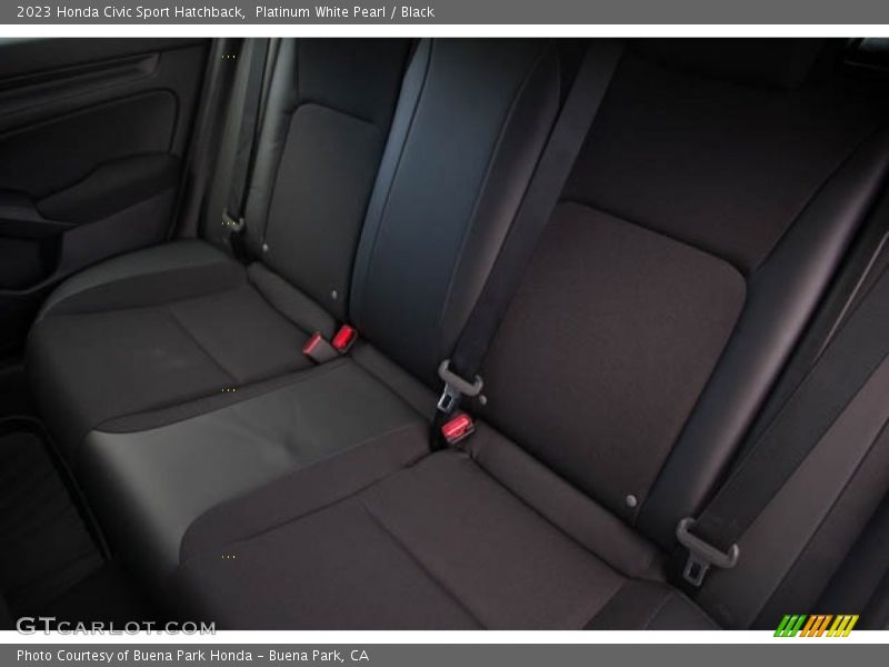 Platinum White Pearl / Black 2023 Honda Civic Sport Hatchback
