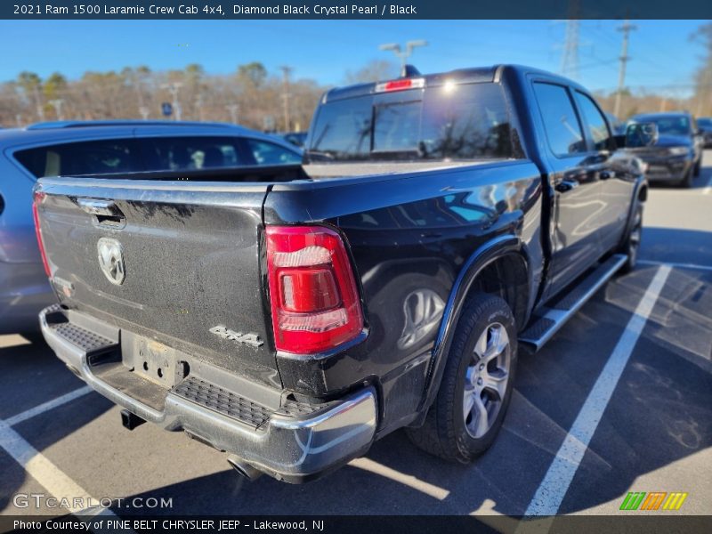 Diamond Black Crystal Pearl / Black 2021 Ram 1500 Laramie Crew Cab 4x4