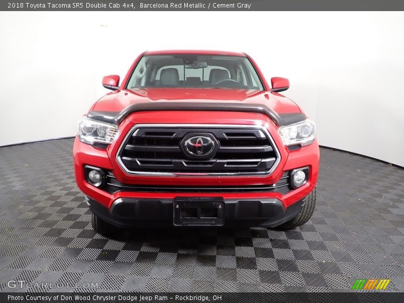 Barcelona Red Metallic / Cement Gray 2018 Toyota Tacoma SR5 Double Cab 4x4