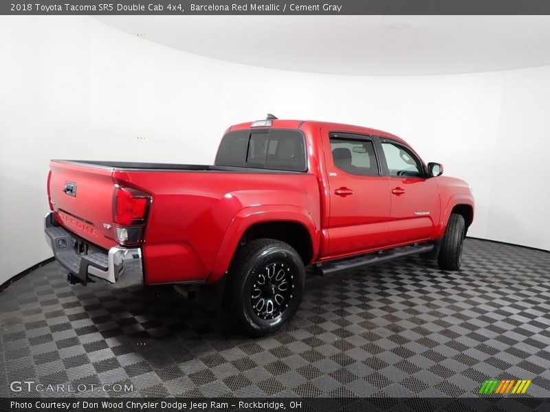 Barcelona Red Metallic / Cement Gray 2018 Toyota Tacoma SR5 Double Cab 4x4
