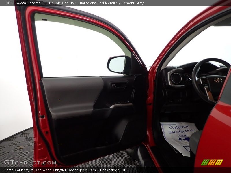 Barcelona Red Metallic / Cement Gray 2018 Toyota Tacoma SR5 Double Cab 4x4