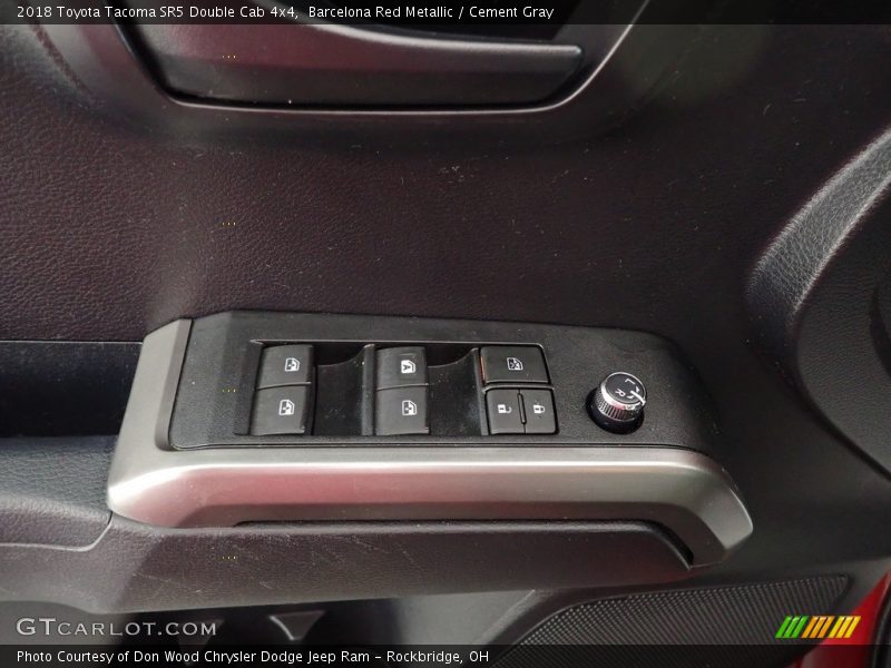 Barcelona Red Metallic / Cement Gray 2018 Toyota Tacoma SR5 Double Cab 4x4