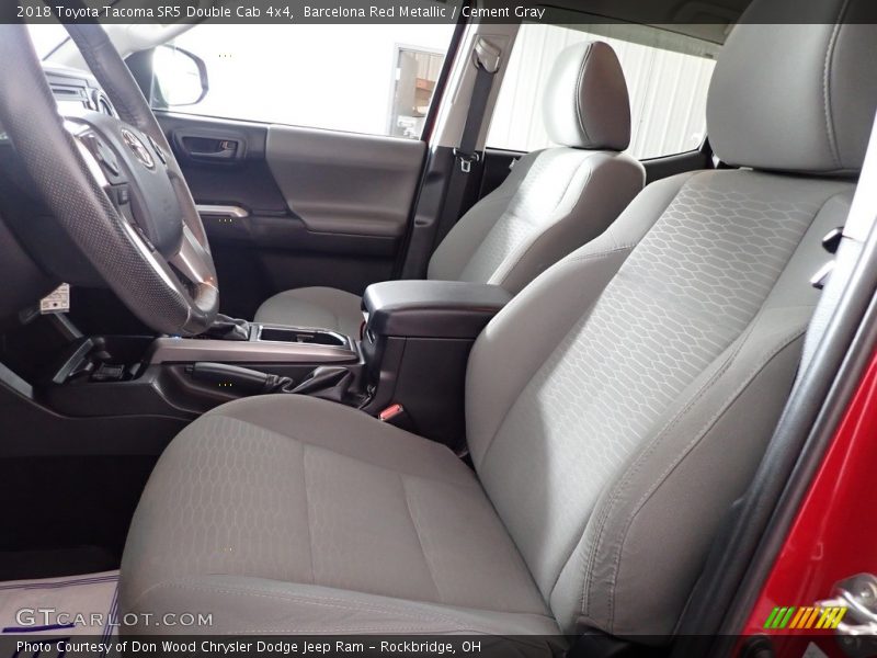 Barcelona Red Metallic / Cement Gray 2018 Toyota Tacoma SR5 Double Cab 4x4