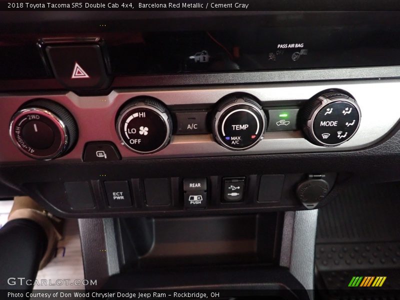 Barcelona Red Metallic / Cement Gray 2018 Toyota Tacoma SR5 Double Cab 4x4