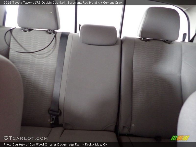 Barcelona Red Metallic / Cement Gray 2018 Toyota Tacoma SR5 Double Cab 4x4