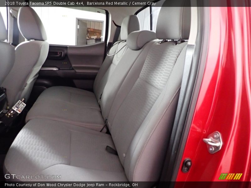 Barcelona Red Metallic / Cement Gray 2018 Toyota Tacoma SR5 Double Cab 4x4