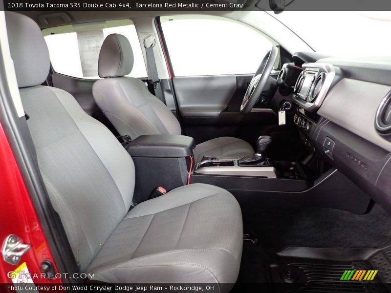 Barcelona Red Metallic / Cement Gray 2018 Toyota Tacoma SR5 Double Cab 4x4