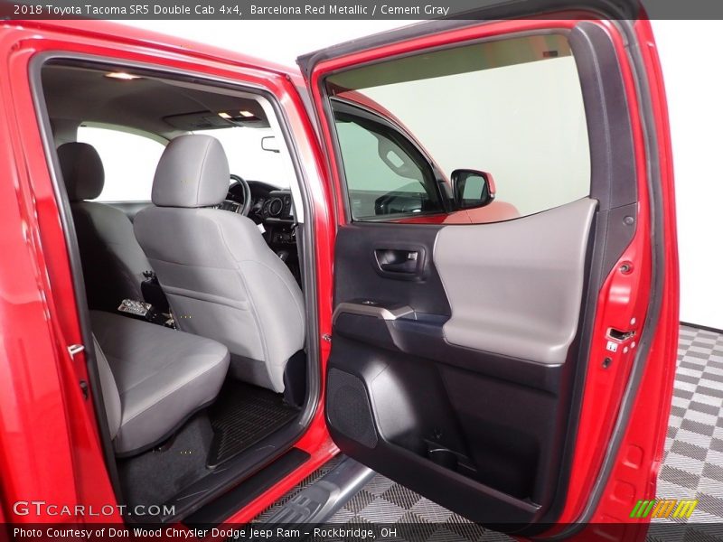 Barcelona Red Metallic / Cement Gray 2018 Toyota Tacoma SR5 Double Cab 4x4