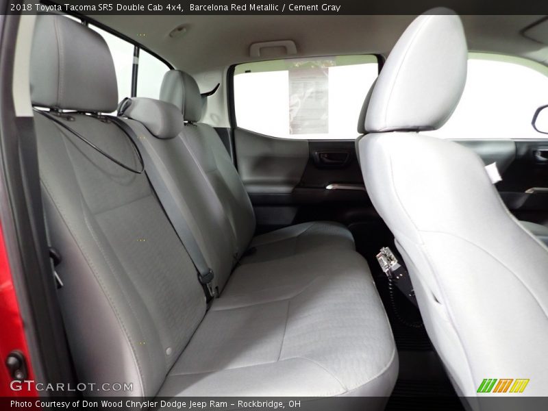 Barcelona Red Metallic / Cement Gray 2018 Toyota Tacoma SR5 Double Cab 4x4