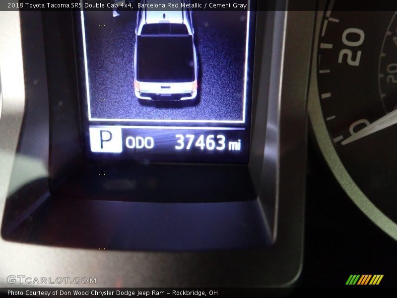 Barcelona Red Metallic / Cement Gray 2018 Toyota Tacoma SR5 Double Cab 4x4