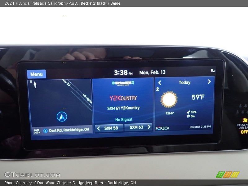 Becketts Black / Beige 2021 Hyundai Palisade Calligraphy AWD