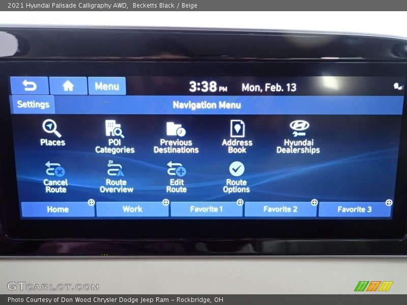 Becketts Black / Beige 2021 Hyundai Palisade Calligraphy AWD