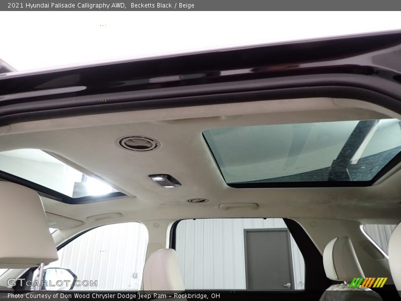 Becketts Black / Beige 2021 Hyundai Palisade Calligraphy AWD