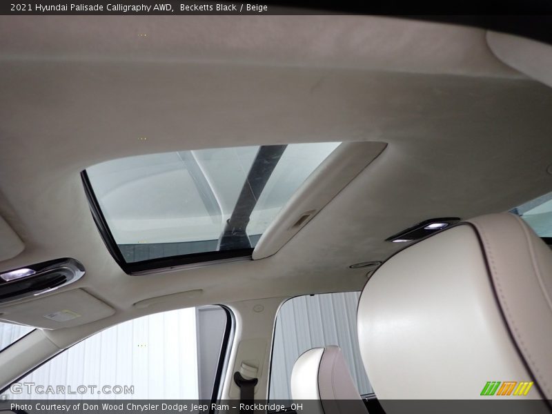 Becketts Black / Beige 2021 Hyundai Palisade Calligraphy AWD