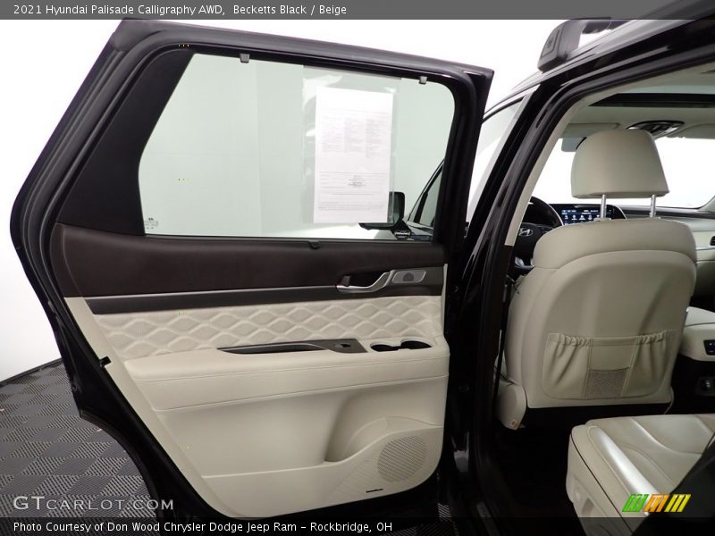 Becketts Black / Beige 2021 Hyundai Palisade Calligraphy AWD
