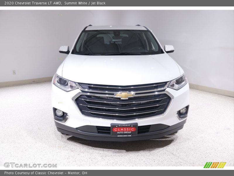 Summit White / Jet Black 2020 Chevrolet Traverse LT AWD