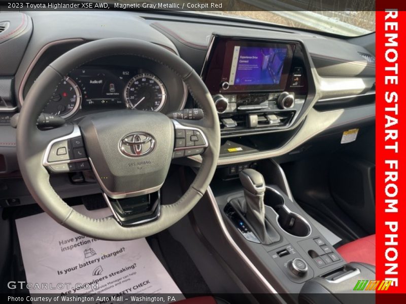 Dashboard of 2023 Highlander XSE AWD