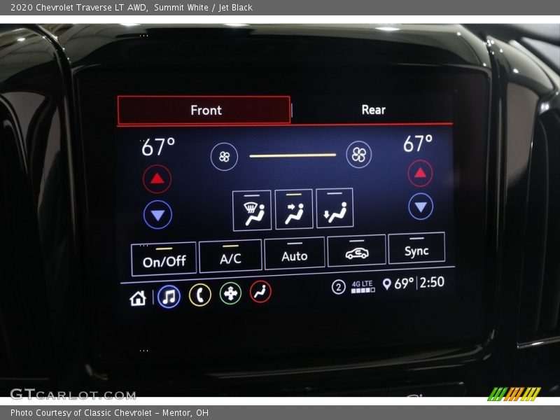 Summit White / Jet Black 2020 Chevrolet Traverse LT AWD