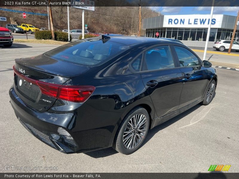 Aurora Black / Black 2023 Kia Forte GT-Line