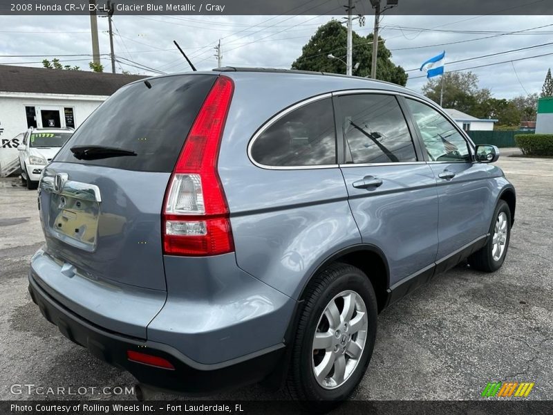 Glacier Blue Metallic / Gray 2008 Honda CR-V EX-L