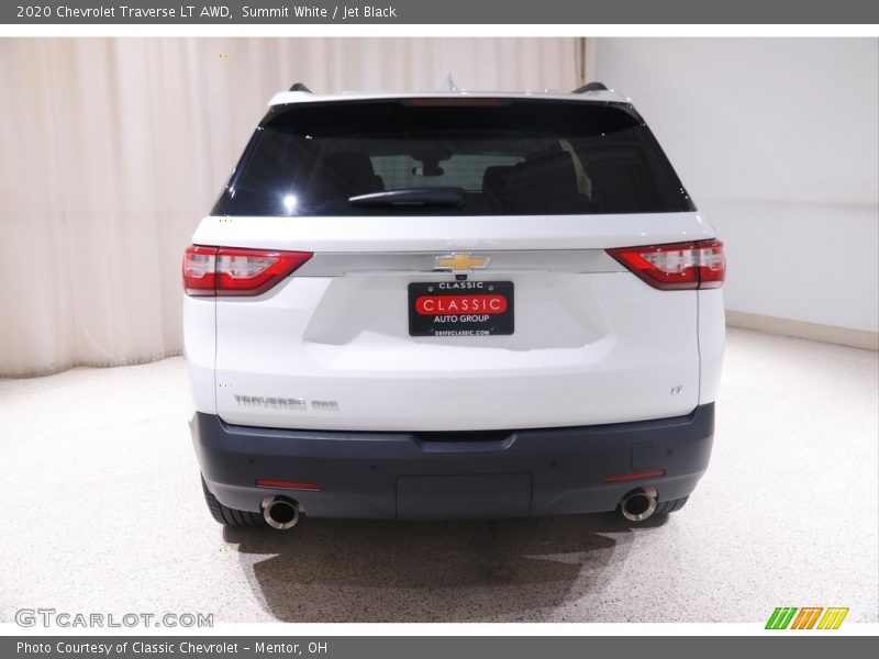 Summit White / Jet Black 2020 Chevrolet Traverse LT AWD