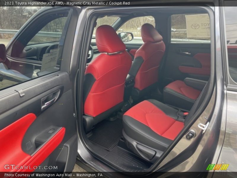 Rear Seat of 2023 Highlander XSE AWD