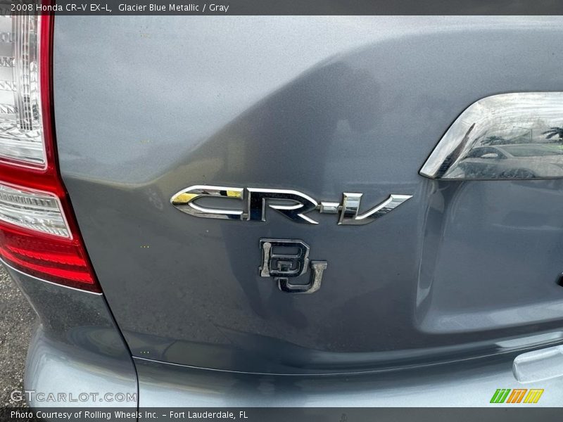 Glacier Blue Metallic / Gray 2008 Honda CR-V EX-L