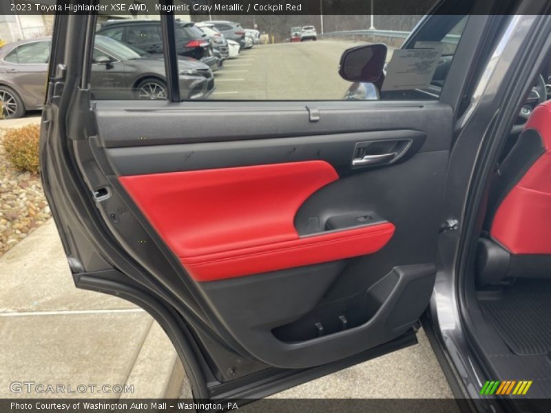 Door Panel of 2023 Highlander XSE AWD