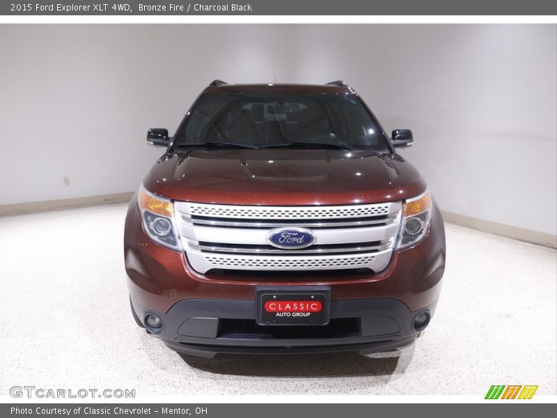 Bronze Fire / Charcoal Black 2015 Ford Explorer XLT 4WD