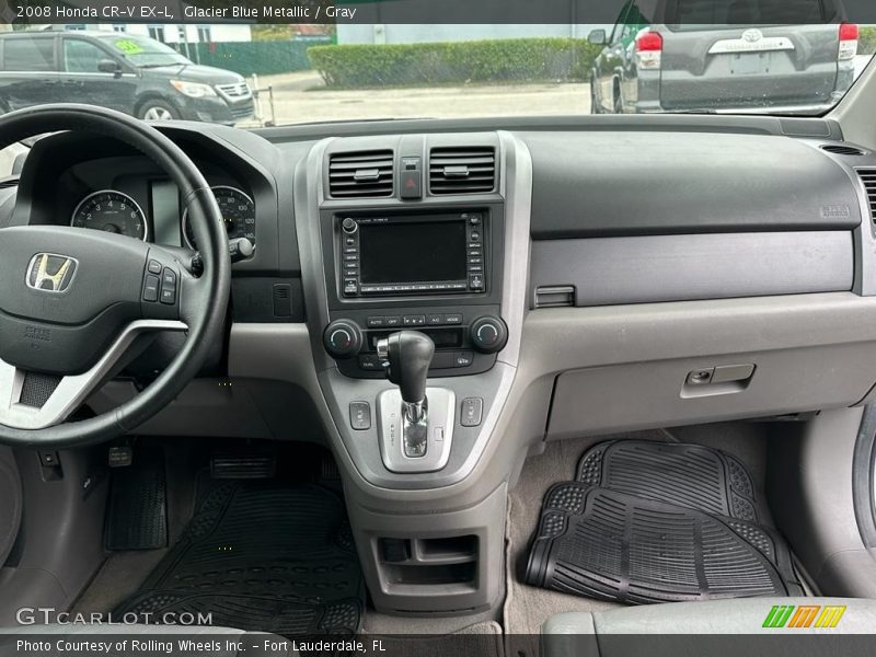 Glacier Blue Metallic / Gray 2008 Honda CR-V EX-L