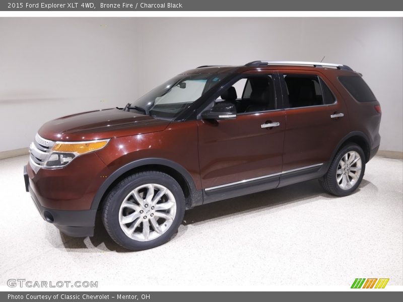 Bronze Fire / Charcoal Black 2015 Ford Explorer XLT 4WD