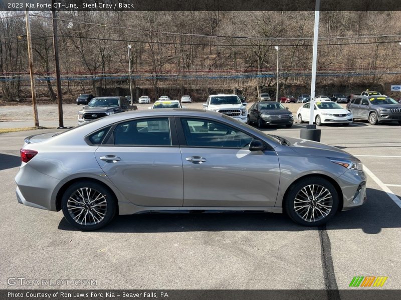 Steel Gray / Black 2023 Kia Forte GT-Line