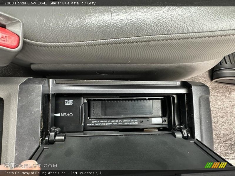 Glacier Blue Metallic / Gray 2008 Honda CR-V EX-L