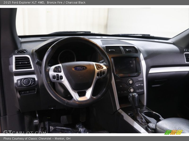 Bronze Fire / Charcoal Black 2015 Ford Explorer XLT 4WD