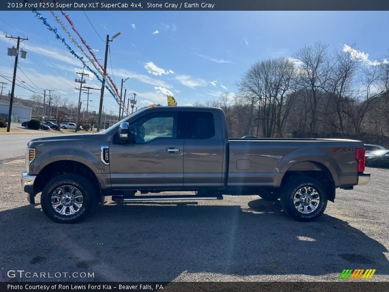 Stone Gray / Earth Gray 2019 Ford F250 Super Duty XLT SuperCab 4x4