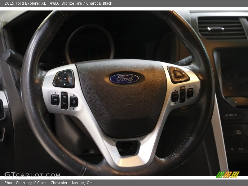 Bronze Fire / Charcoal Black 2015 Ford Explorer XLT 4WD