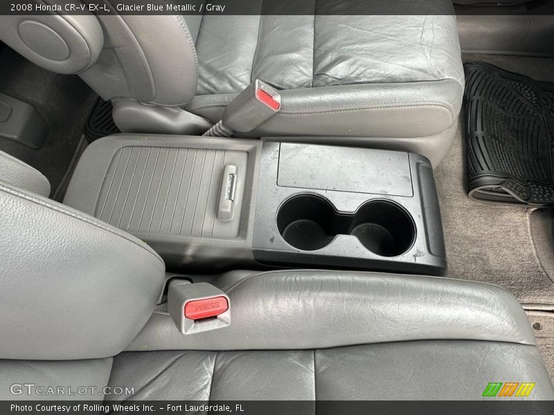 Glacier Blue Metallic / Gray 2008 Honda CR-V EX-L