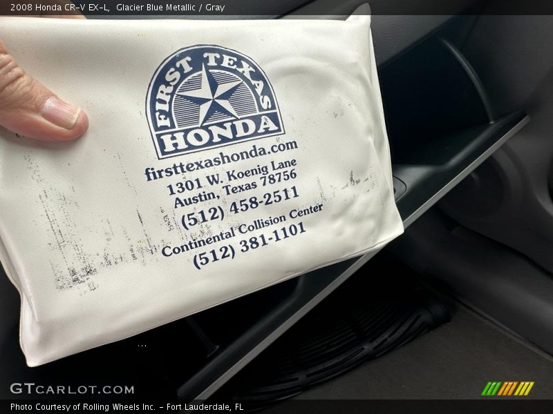 Glacier Blue Metallic / Gray 2008 Honda CR-V EX-L