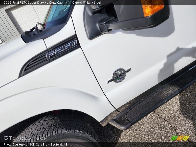 Oxford White / Steel 2012 Ford F250 Super Duty XL Crew Cab 4x4