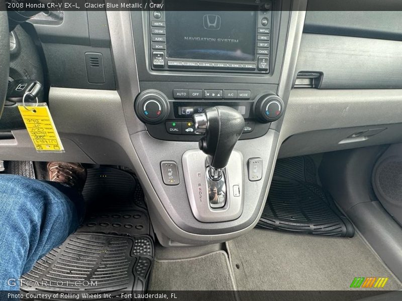 Glacier Blue Metallic / Gray 2008 Honda CR-V EX-L