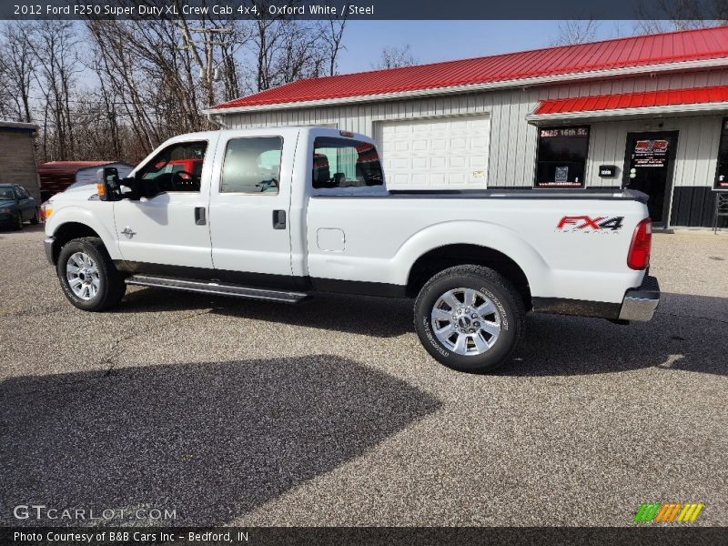 Oxford White / Steel 2012 Ford F250 Super Duty XL Crew Cab 4x4