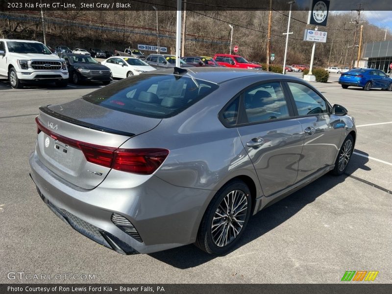 Steel Gray / Black 2023 Kia Forte GT-Line