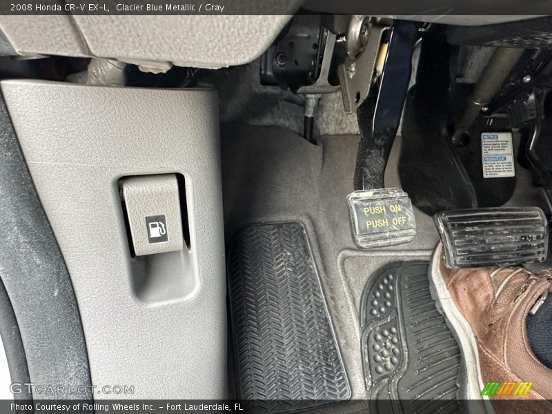 Glacier Blue Metallic / Gray 2008 Honda CR-V EX-L