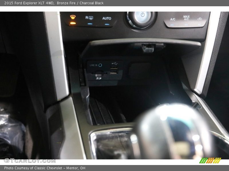 Bronze Fire / Charcoal Black 2015 Ford Explorer XLT 4WD