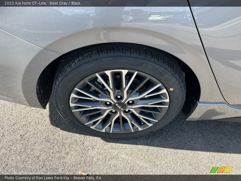 Steel Gray / Black 2023 Kia Forte GT-Line